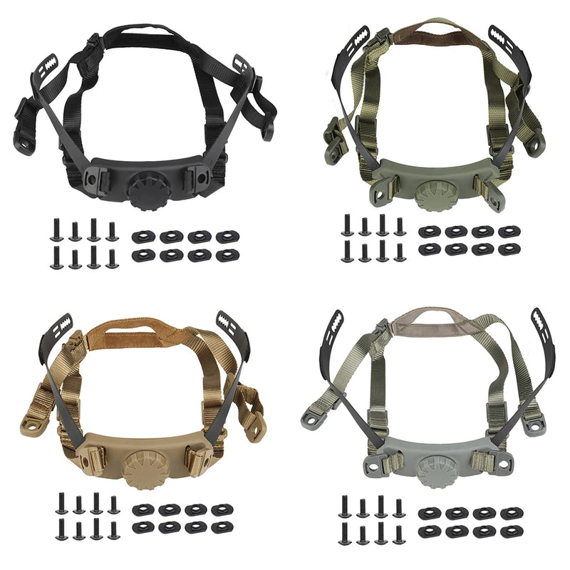 Cargue la imagen en el visor de la galería, Helmet Inner Suspension System Portable Helmet Lanyard Adjustable Breathable Security Protection for HL-31 HL-32 Helmets
