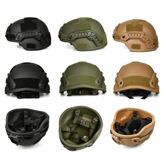 Mich UHMWPE Outdoor Tactical Training Personal Protective Helmet