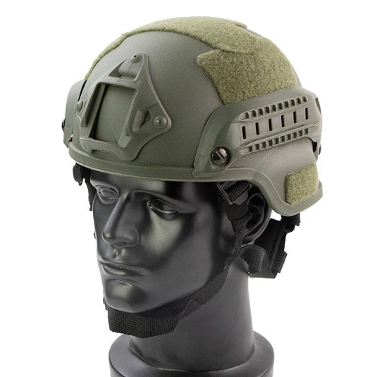 Outdoor Tactical Helmet with NVG Mount and Side Rail for Hunting CS Game