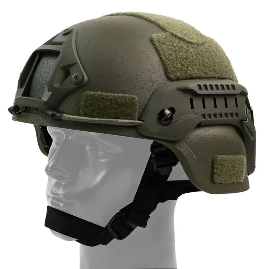 Outdoor Training Protective Mich Fiberglass Helmet Upgrade FRP Tactical Helmets Green