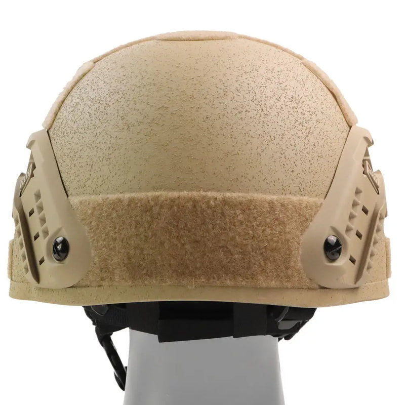 Load image into Gallery viewer, Custom Outdoor Training Protective New Mich Fiberglass Helmet Upgrade FRP Tactical Helmets Khaki
