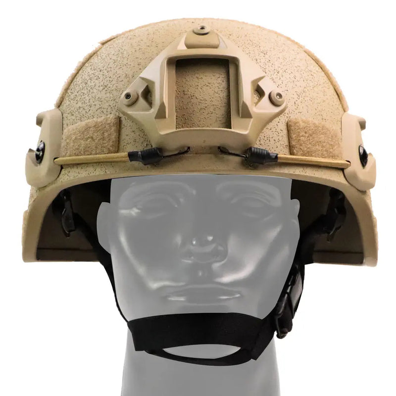 Load image into Gallery viewer, Custom Outdoor Training Protective New Mich Fiberglass Helmet Upgrade FRP Tactical Helmets Khaki
